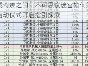 揭秘外域奇迹之门：不可思议迷宫如何解锁新纪元征程启动仪式开启指引探索