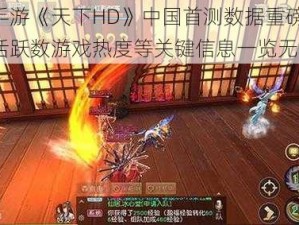 网易手游《天下HD》中国首测数据重磅曝光：玩家活跃数游戏热度等关键信息一览无余