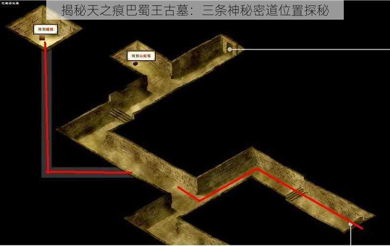 揭秘天之痕巴蜀王古墓：三条神秘密道位置探秘