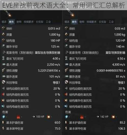 EVE星战前夜术语大全：常用词汇汇总解析