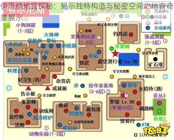 伊洛纳地宫探秘：揭示独特构造与秘密空间之地宫奇景展示