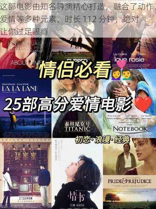 这部电影由知名导演精心打造，融合了动作、爱情等多种元素，时长 112 分钟，绝对让你过足眼瘾