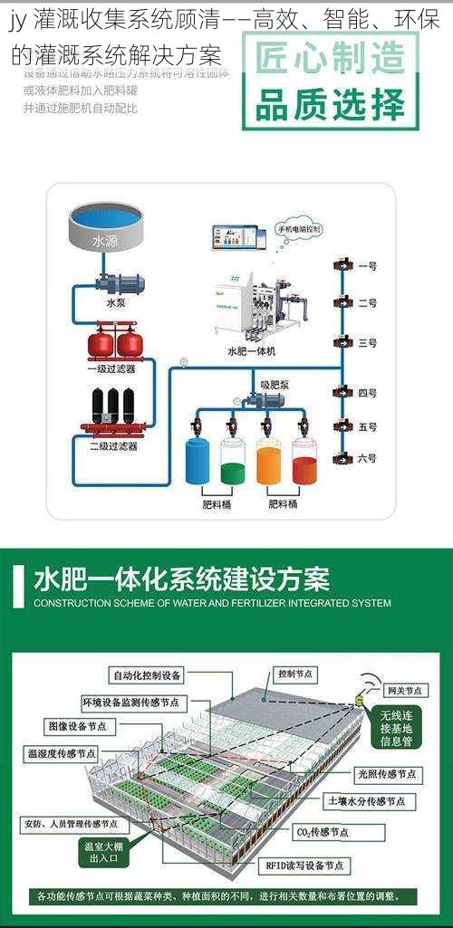 jy 灌溉收集系统顾清——高效、智能、环保的灌溉系统解决方案