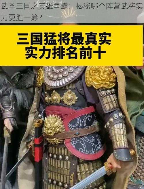 武圣三国之英雄争霸：揭秘哪个阵营武将实力更胜一筹？