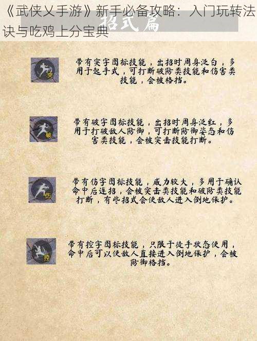 《武侠乂手游》新手必备攻略：入门玩转法诀与吃鸡上分宝典