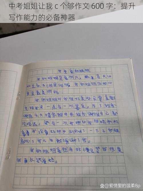 中考姐姐让我 c 个够作文 600 字：提升写作能力的必备神器