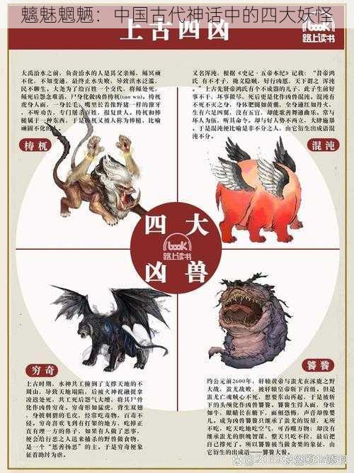 魑魅魍魉：中国古代神话中的四大妖怪