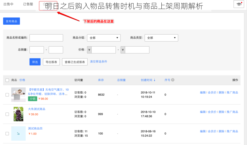 明日之后购入物品转售时机与商品上架周期解析