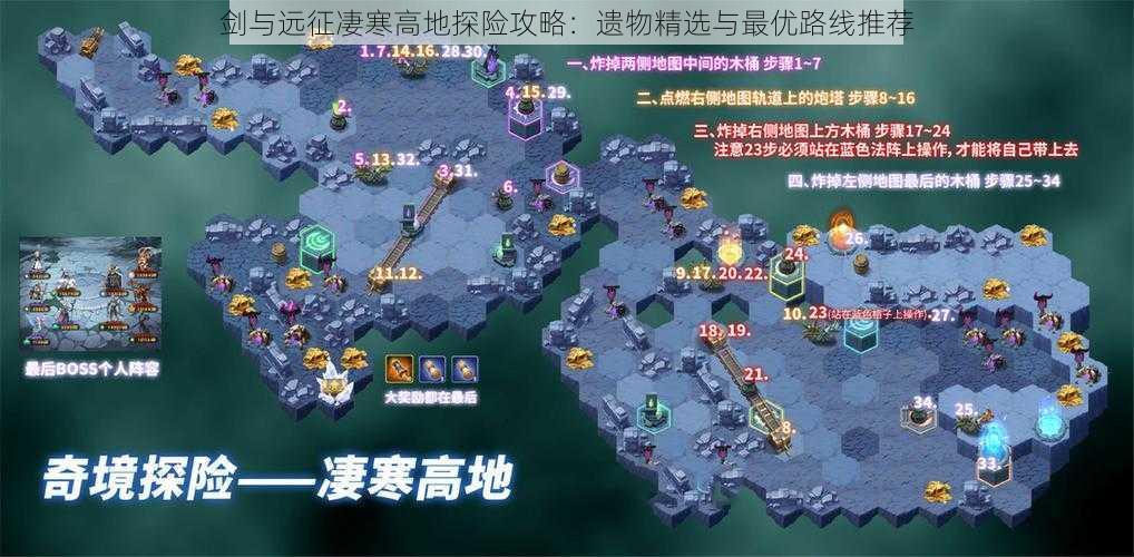 剑与远征凄寒高地探险攻略：遗物精选与最优路线推荐