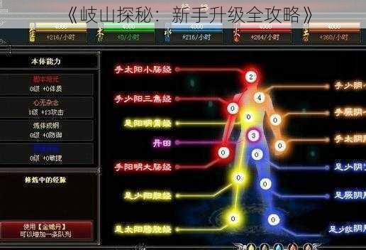 《岐山探秘：新手升级全攻略》