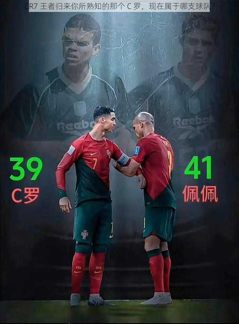 CR7 王者归来你所熟知的那个 C 罗，现在属于哪支球队？