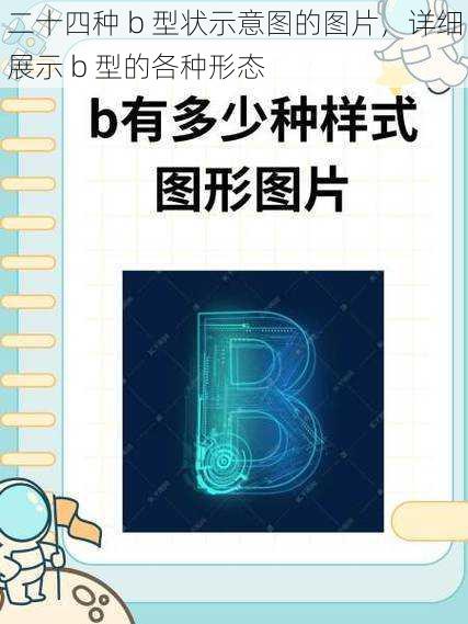 二十四种 b 型状示意图的图片，详细展示 b 型的各种形态