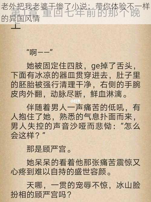 老外把我老婆干惨了小说：带你体验不一样的异国风情