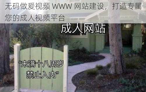 无码做爰视频 WWW 网站建设，打造专属您的成人视频平台