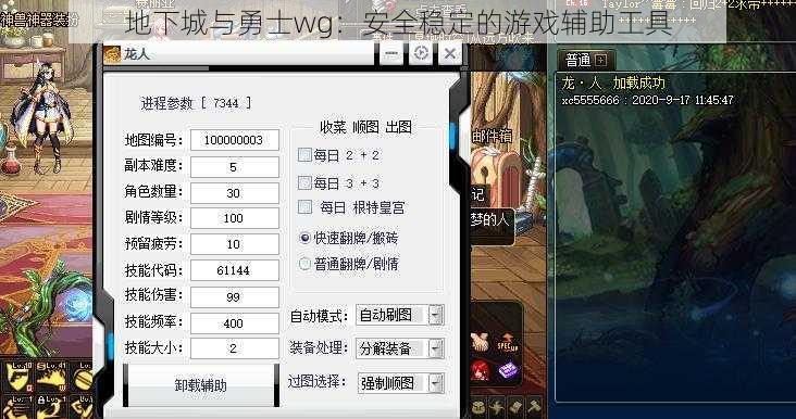 地下城与勇士wg：安全稳定的游戏辅助工具