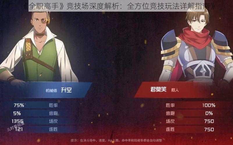 《全职高手》竞技场深度解析：全方位竞技玩法详解指南》