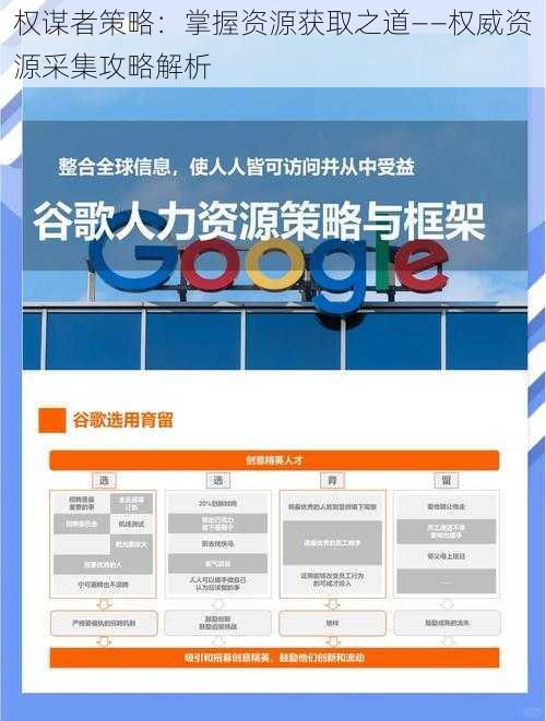 权谋者策略：掌握资源获取之道——权威资源采集攻略解析
