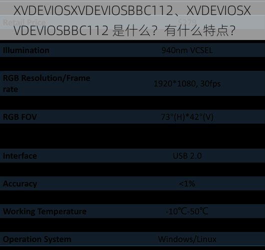 XVDEVIOSXVDEVIOSBBC112、XVDEVIOSXVDEVIOSBBC112 是什么？有什么特点？