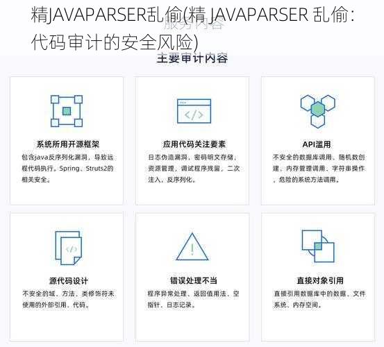 精JAVAPARSER乱偷(精 JAVAPARSER 乱偷：代码审计的安全风险)