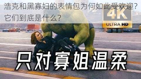 浩克和黑寡妇的表情包为何如此受欢迎？它们到底是什么？