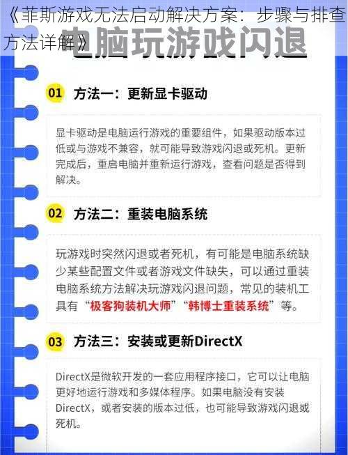 《菲斯游戏无法启动解决方案：步骤与排查方法详解》