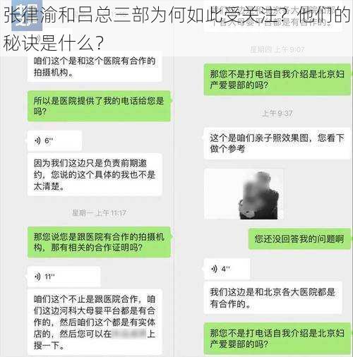 张律渝和吕总三部为何如此受关注？他们的秘诀是什么？