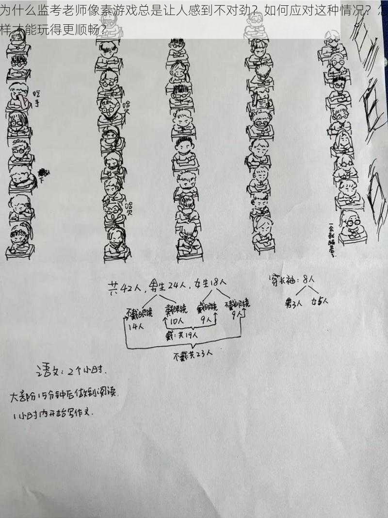 为什么监考老师像素游戏总是让人感到不对劲？如何应对这种情况？怎样才能玩得更顺畅？