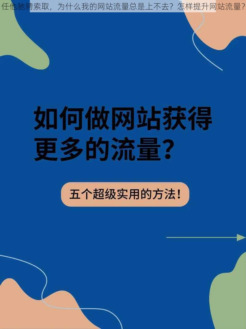 任他驰骋索取，为什么我的网站流量总是上不去？怎样提升网站流量？