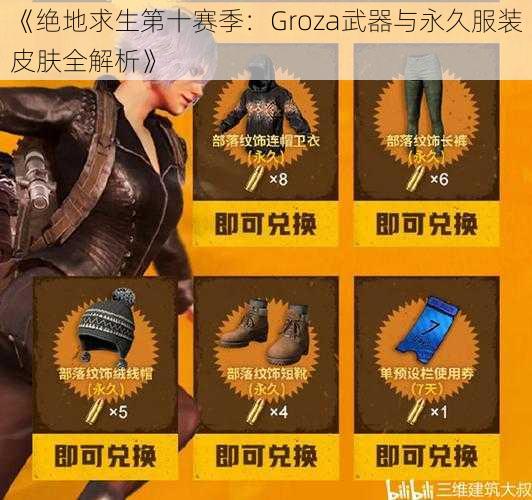 《绝地求生第十赛季：Groza武器与永久服装皮肤全解析》